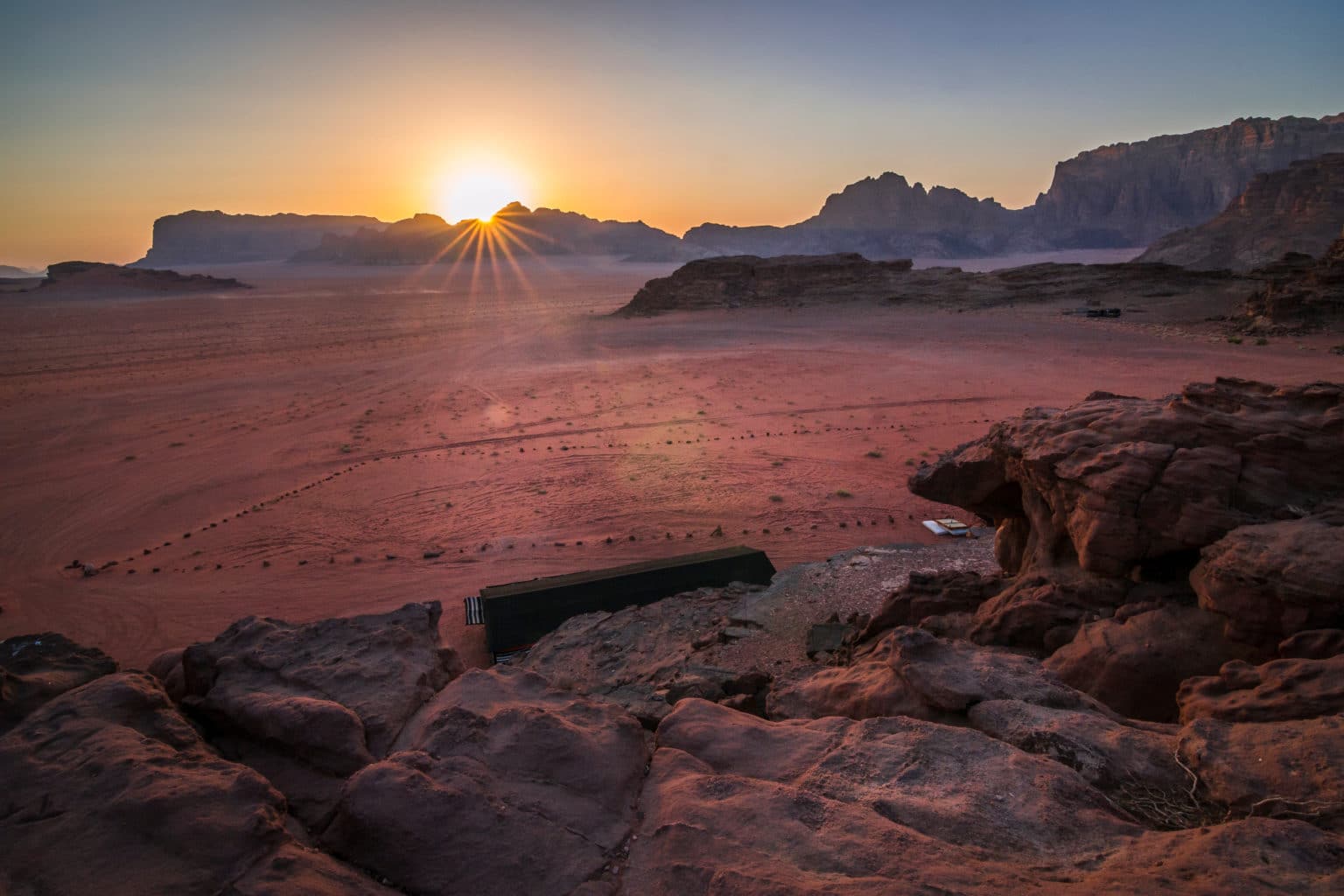 Sonnenuntergang Wadi Rum