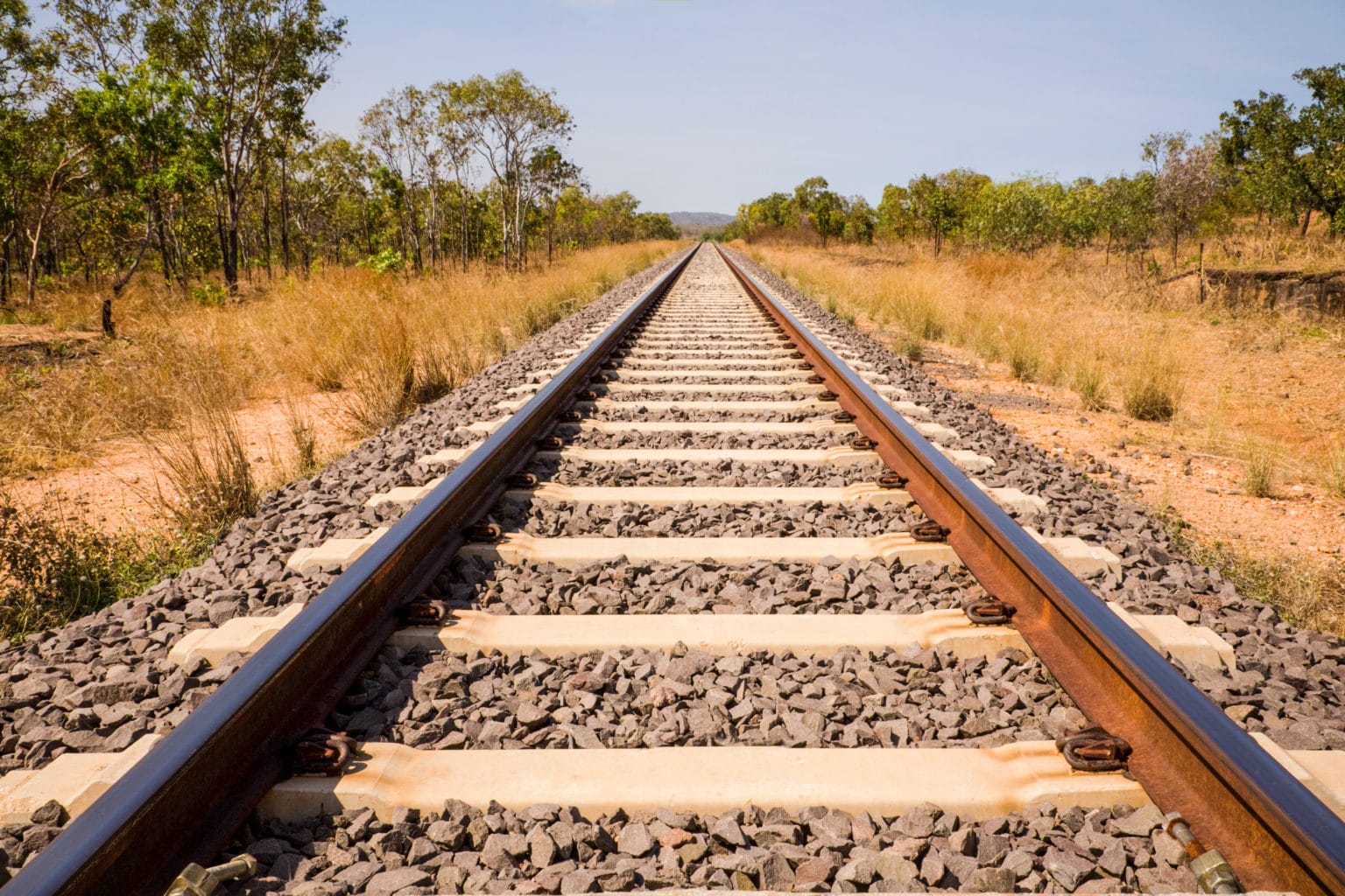 Railway Track Australia Outback